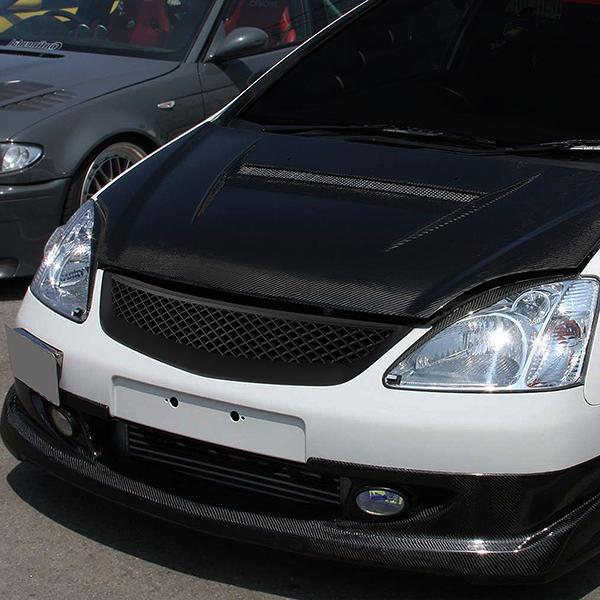 Honeycomb Mesh Front Grille <br>01-03 Honda Civic