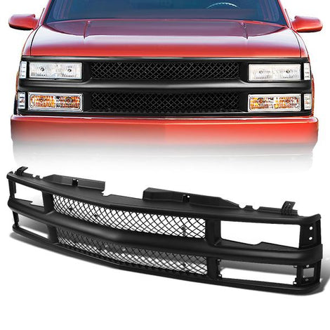 Diamond Mesh Front Grille <br>94-00 Suburban C/K 1500 2500 3500