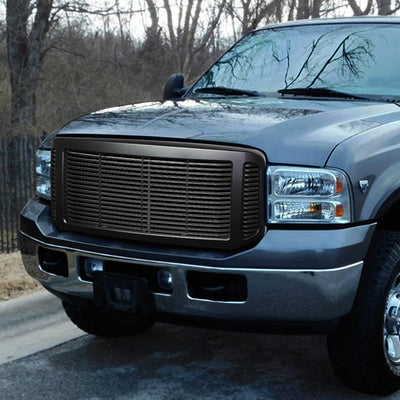 D-Motoring - Bumper Grille - Mesh - ABS - Ford Excursion /  F-250 SD / F-350 SD / F-450SD / F-550SD - 6