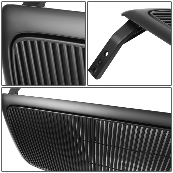 D-Motoring - Bumper Grille - Vertical Fence Style -  ABS - Ford F-150 - 4
