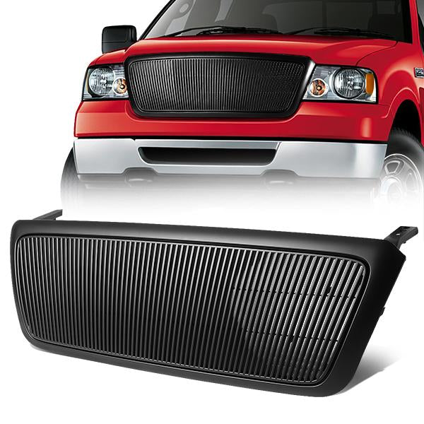 Vertical Fence Front Grille <br>04-08 Ford F150