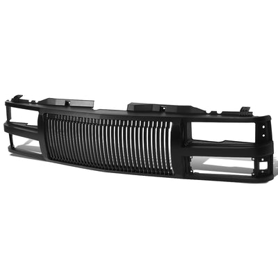 D-Motoring - Bumper Grille - Vertical Fence Style - ABS - Black - Chevy Truck / Suburban / Blazer / Tahoe  - 1