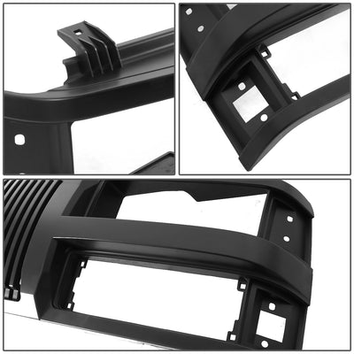 D-Motoring - Bumper Grille - Vertical Fence Style - ABS - Black - Chevy Truck / Suburban / Blazer / Tahoe  - 4