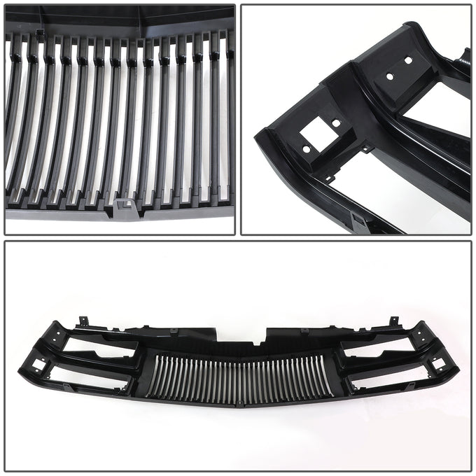 D-Motoring - Bumper Grille - Vertical Fence Style - ABS - Black - Chevy Truck / Suburban / Blazer / Tahoe  - 5
