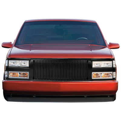 D-Motoring - Bumper Grille - Vertical Fence Style - ABS - Black - Chevy Truck / Suburban / Blazer / Tahoe  - 2