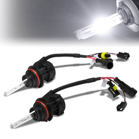 H4 DT 6000K HID High/Low Beam Headlight Bulbs - HID-DT-LB-H4-HL-6K