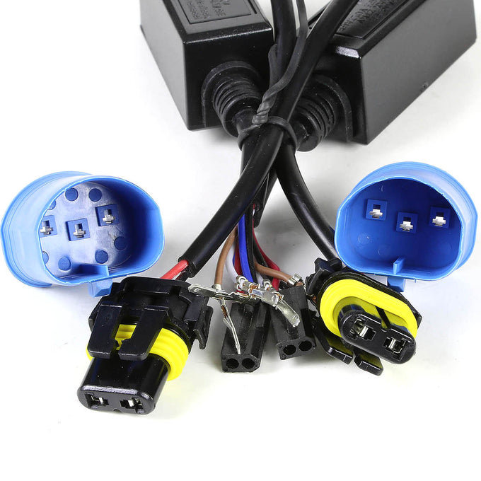 9007 DT 6000K HID High/Low Beam Headlight Bulbs - HID-DT-LB-9007-HL-6K