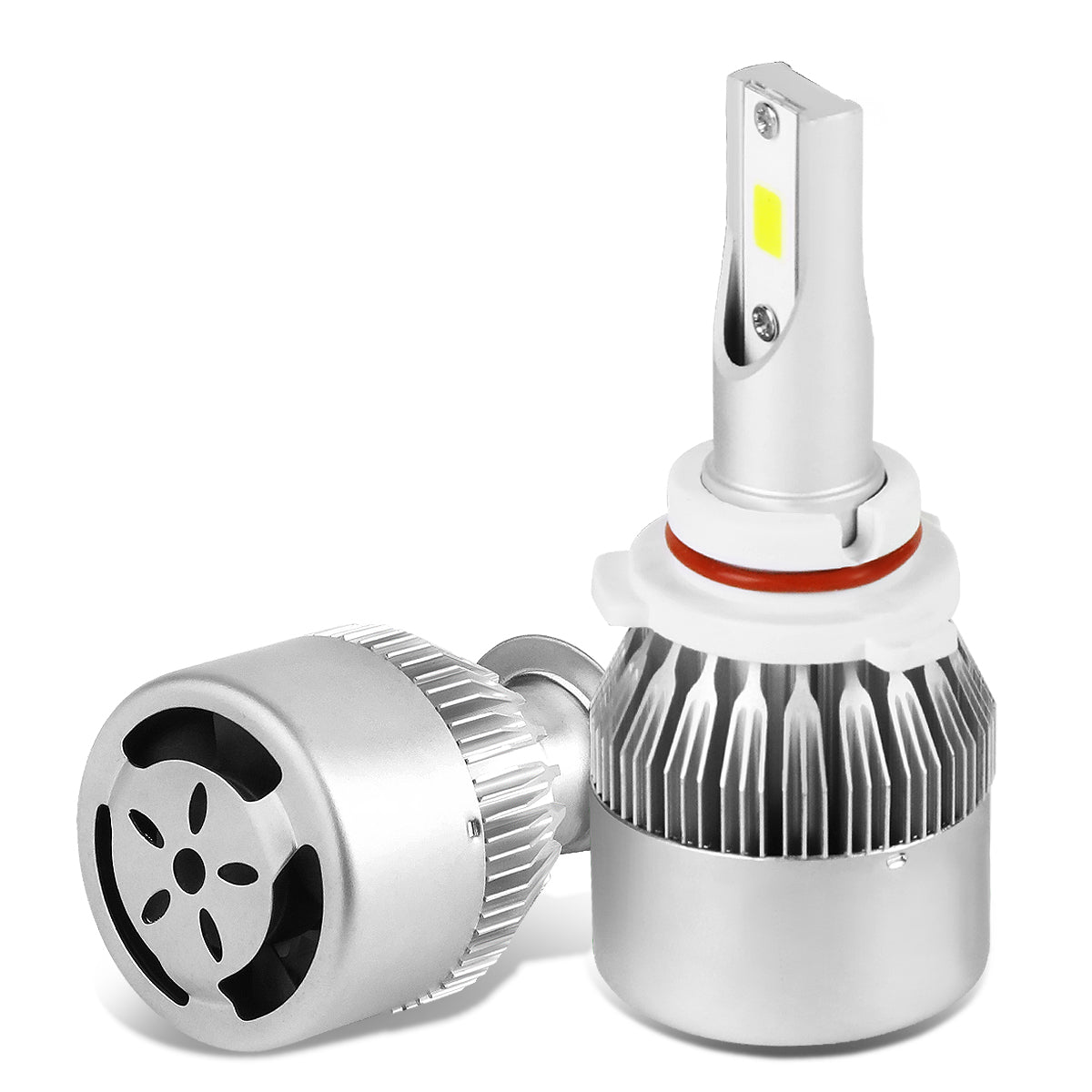 6000K 9006 LED High/Low Beam Headlight Bulbs + Cooling Fan - HID-LED-LB-FAN-9006