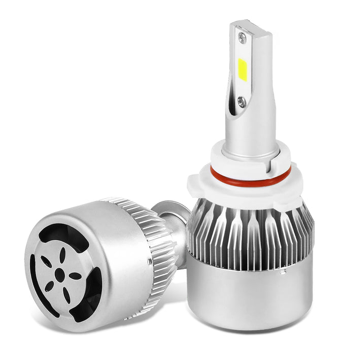 6000K 9006 LED High/Low Beam Headlight Bulbs + Cooling Fan - HID-LED-LB-FAN-9006