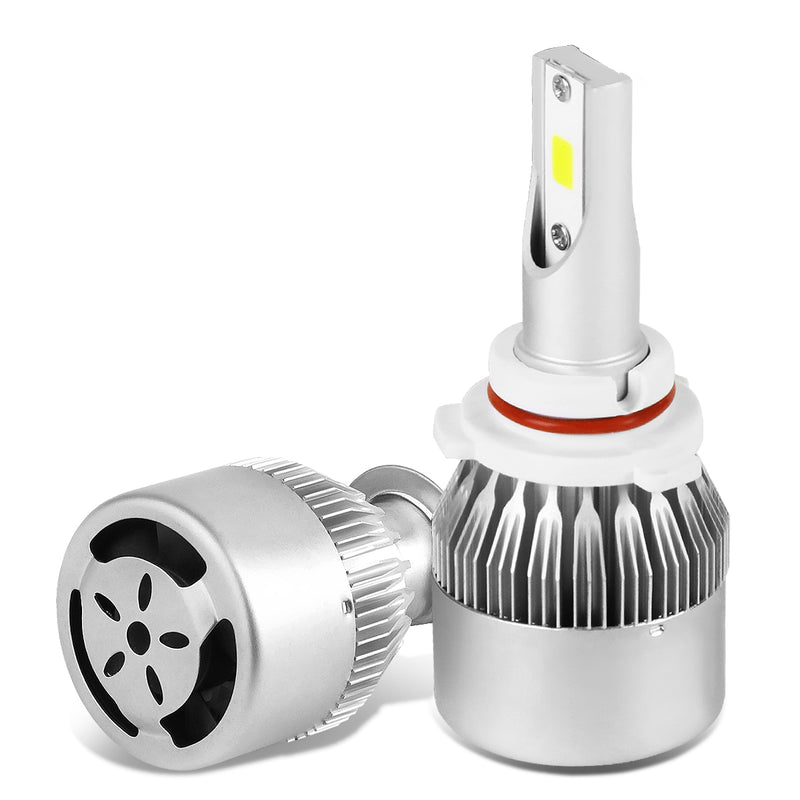 6000K 9006 LED High/Low Beam Headlight Bulbs + Cooling Fan - HID-LED-LB-FAN-9006