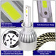 6000K H1 LED High/Low Beam Headlight Bulbs + Cooling Fan - HID-LED-LB-FAN-H1