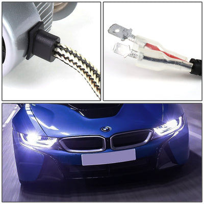 6000K H1 LED High/Low Beam Headlight Bulbs + Cooling Fan - HID-LED-LB-FAN-H1