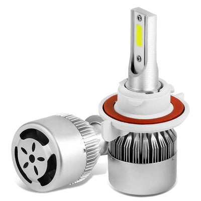 6000K H13 LED High/Low Beam Headlight Bulbs + Cooling Fan - HID-LED-LB-FAN-H13-HL