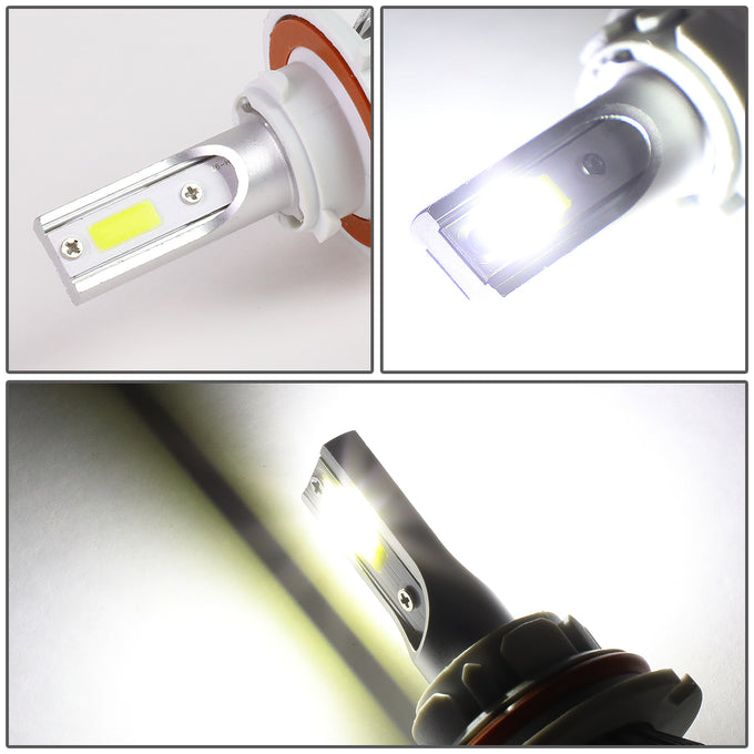 6000K H13 LED High/Low Beam Headlight Bulbs + Cooling Fan - HID-LED-LB-FAN-H13-HL