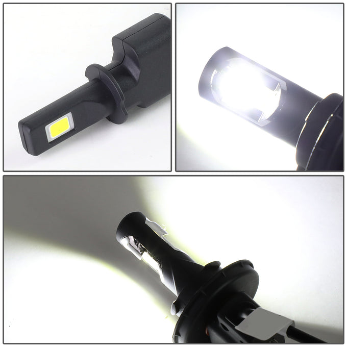 6000K LED High/Low Beam Headlight Bulbs - HID-LED-LB-H3