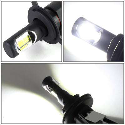 6000K LED High/Low Beam Headlight Bulbs - HID-LED-LB-H4-HL