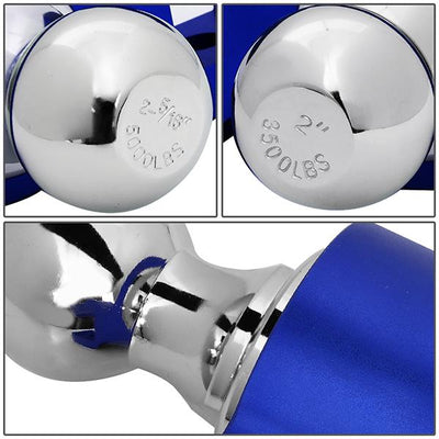 Towing Ball Mount - 2 in.  Receiver - 6 in.  Drop - Adjustable - Aluminum - HITCH-ALU-001-BL - 3