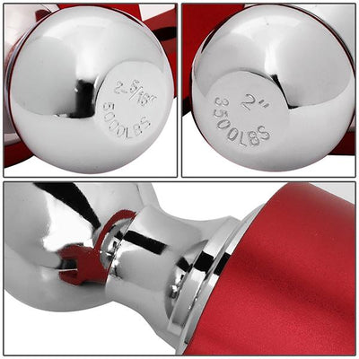 Towing Ball Mount - 2 in.  Receiver - 6 in.  Drop - Adjustable - Aluminum - HITCH-ALU-001-RD - 3
