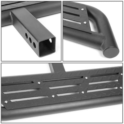 Tow Hitch Step Bar Board - 2 in.  - Heavy Duty - 2 in.  Od - Aluminum - HITST-2-001-BK - 3