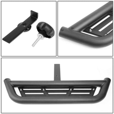 Tow Hitch Step Bar Board - 2 in.  - Heavy Duty - 2 in.  Od - Aluminum - HITST-2-001-BK - 4