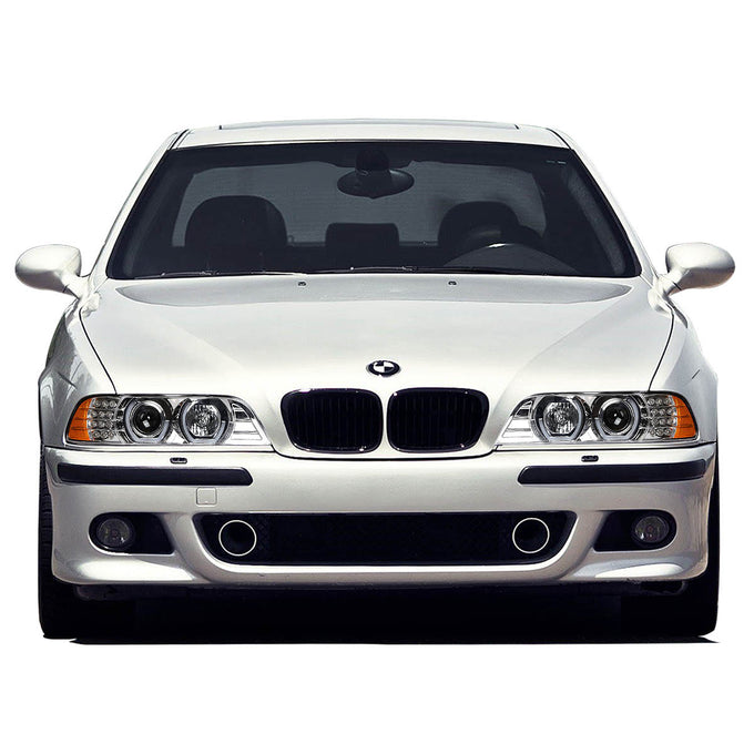 D-Motoring - Headlights - LED U-Halo - Clear Housing - Projector - Plug-n-Play - Pair - BMW 528i / 530i / 540i / BMW M5 - 7