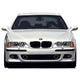 D-Motoring - Headlights - LED U-Halo - Clear Housing - Projector - Plug-n-Play - Pair - BMW 528i / 530i / 540i / BMW M5 - 7