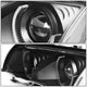 D-Motoring - Headlights - RGB Color LED U-Halo - Black Housing - Projector - Plug-n-Play - Pair - 99-01 BMW 3-Series Sedans / Wagons - 5