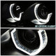 D-Motoring - Headlights - RGB Color LED U-Halo - Black Housing - Projector - Plug-n-Play - Pair - 99-01 BMW 3-Series Sedans / Wagons - 2