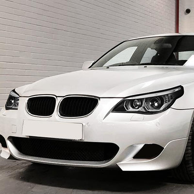 04-07 BMW 5-Series E60 Headlights - LED U-Halo+Turn Signal - w/Projector - Clear Lens - Pair - HL-3D-E6003-BK - 13