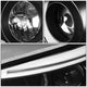 04-07 BMW 5-Series E60 Headlights - LED U-Halo+Turn Signal - w/Projector - Clear Lens - Pair - HL-3D-E6003-BK - 7
