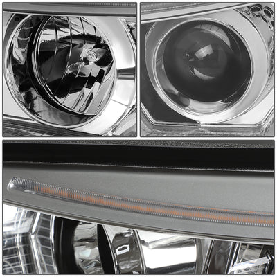 D-Motoring - 04-07 Bmw 5-SeriesHeadlights - LED U-Halo+Turn Signal - Clear Lens - Plug-n-Play - Pair - 4