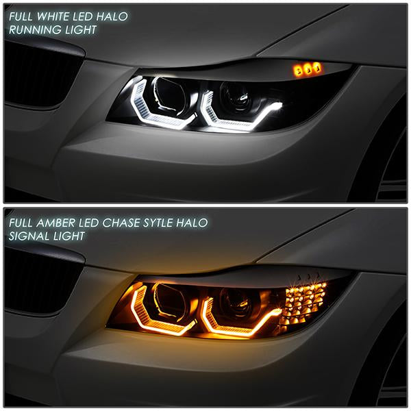09-12 BMW 328i 335i 335d 323i, 2012 320i LED DRL Sequential Switchback ...