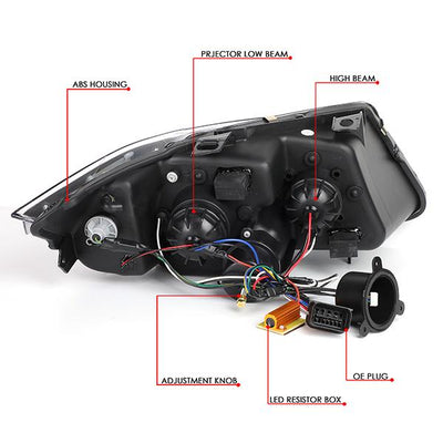 crystal-led-drl-05-08-bmw-323i-325i-328i-330i-335i-e90-projector-headlight-without-afs-hl-3d-e9005-ch-gray - 11