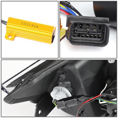 crystal-led-drl-05-08-bmw-323i-325i-328i-330i-335i-e90-projector-headlight-without-afs-hl-3d-e9005-ch-gray - 10