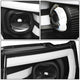 09-14 Ford F-150 Headlights - LED DRL - Front Bumper - Clear Lens - Clear Corner - Projector - Pair - HL-3D-F15009-BK-CL1 - 5
