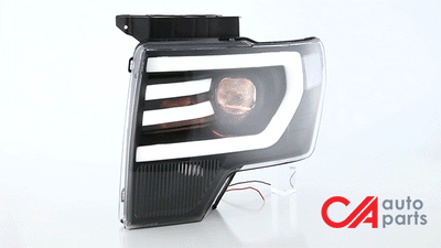 09-14-ford-f-150-headlights-led-drl-front-bumper-clear-lens-clear-corner-projector-pair-hl-3d-f15009-bk-cl1 - 2