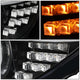 D-Motoring - Headlights - LED 3D Crystal U-Halo+DRL - Black Housing - Plug-n-Play - Pair - 12-16 BMW F30 3-Series 4-Dr Sedan & Wagon - 5