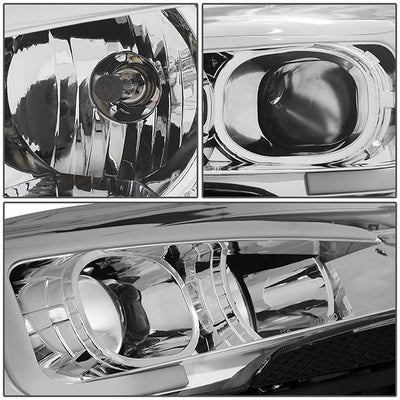 13-16 Ford Escape Headlights - LED DRL - Front Bumper - Clear Lens - Clear Corner - Projector - Pair - HL-3D-FESC13-CH-CL1 - 5