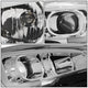 13-16 Ford Escape Headlights - LED DRL - Front Bumper - Clear Lens - Clear Corner - Projector - Pair - HL-3D-FESC13-CH-CL1 - 5