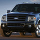 07-14 Ford Expedition Headlights - LED DRL - Front Bumper - Clear Lens - Amber Corner - Projector - Pair - HL-3D-FEXP07-CH-AM - 8
