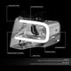 07-14 Ford Expedition Headlights - LED DRL - Front Bumper - Clear Lens - Clear Corner - Projector - Pair - HL-3D-FEXP07-CH-CL1 - 2