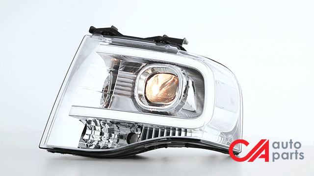 07-14-ford-expedition-headlights-led-drl-front-bumper-clear-lens-clear-corner-projector-pair-hl-3d-fexp07-ch-cl1 - 2