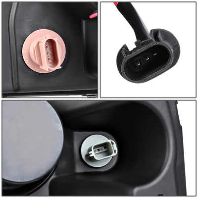D-Motoring - Headlights - 3D LED Bar - Smoked Lens - Amber Corner - Projector - Plug-n-Play - Pair - Ford F-150 / Lincoln Mark LT - 5