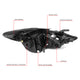 D-Motoring - Headlights - LED Turn Signal+3D DRL Bar - Clear Lens - Projector - Plug-n-Play - Pair - 11-14 Hyundai Sonata - 6
