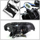 D-Motoring - Headlights - RGB Color LED U-Halo - Black Housing - Projector - Plug-n-Play - Pair - 00-03 BMW X5 - 6