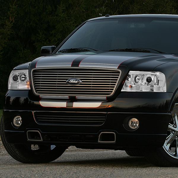 D-Motoring - 04-08 Ford F150 Lincoln Mark LTHeadlights - Dual LED DRL - Clear Corner - Projector - Pair - 9