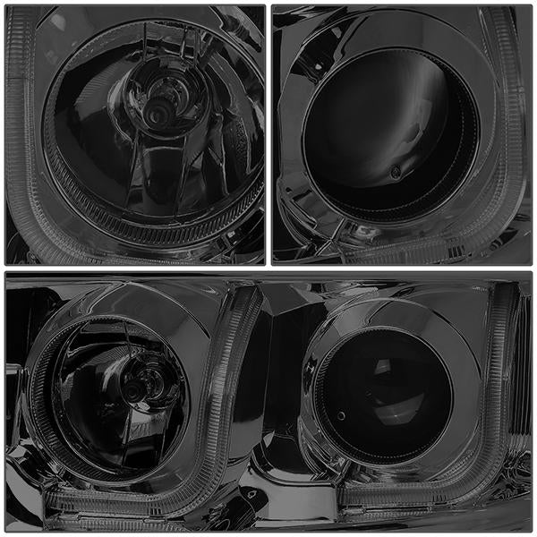 D-Motoring - 04-08 Ford F150 Lincoln Mark LTHeadlights - Dual LED DRL - Clear Corner - Projector - Pair - 5