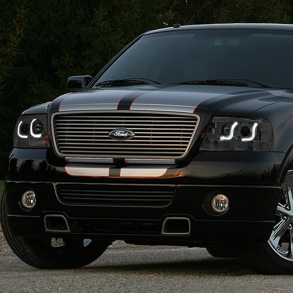 D-Motoring - 04-08 Ford F150 Lincoln Mark LTHeadlights - Dual LED DRL - Clear Corner - Projector - Pair - 9