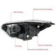 D-Motoring - 15-18 Ford Focus Headlights - LED DRL+Chasing Turn Signal - Clear Lens - Projector - Plug-n-Play - Pair - 6