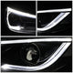 D-Motoring - 15-18 Ford Focus Headlights - LED DRL+Chasing Turn Signal - Clear Lens - Projector - Plug-n-Play - Pair - 4